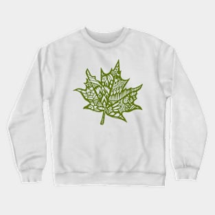 leaf_green Crewneck Sweatshirt